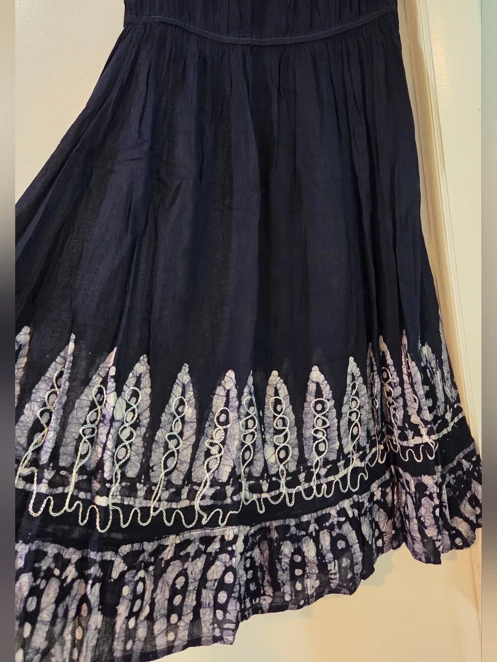 Belize Women's Navy Blue Strapless Coverup, Free Size O/S